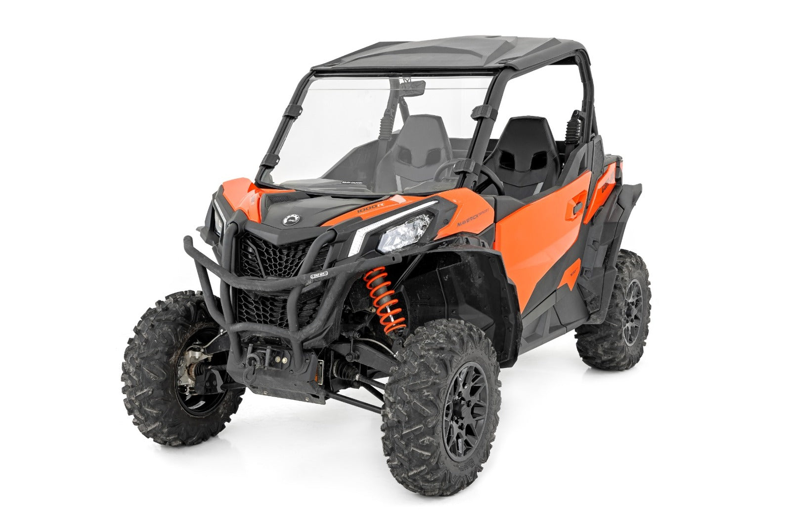 Rough Country Full Windshield | Scratch Resistant | Can-Am Maverick Sport -3