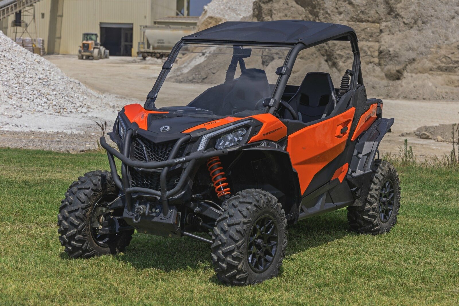 Rough Country Full Windshield | Scratch Resistant | Can-Am Maverick Sport -6