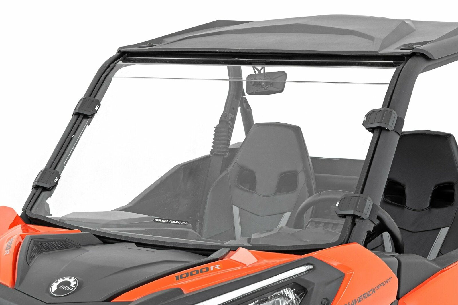 Rough Country Full Windshield | Scratch Resistant | Can-Am Maverick Sport -1