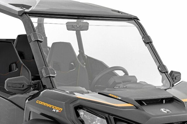 Full Windshield Scratch Resistant Can-Am Commander XT 21-22 -1