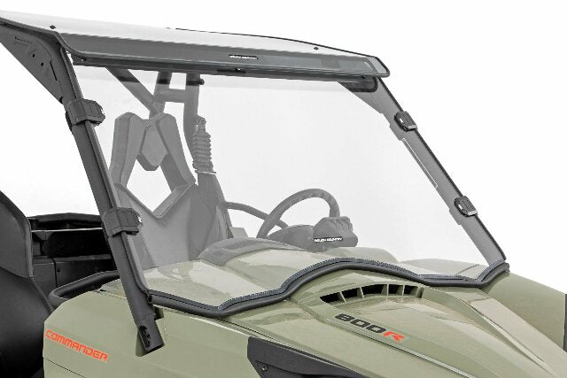 Can-Am Scratch Resistant Full Windshield 11-20 Commander -1