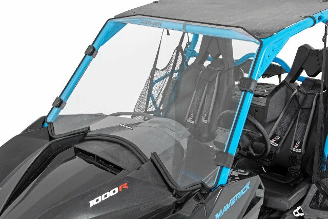 Full Scratch Resistant Front Windshield Can-Am 13-18 Maverick -1