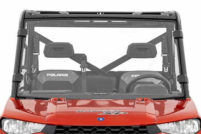 13-21 Ranger 900XP Polaris Scratch Resistant Full Windshield 16-21 Ranger 1000XP