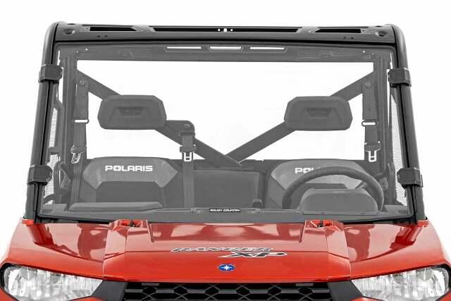 Rough Country Scratch Resistant Full Windshield for 16-20 Pioneer 1000