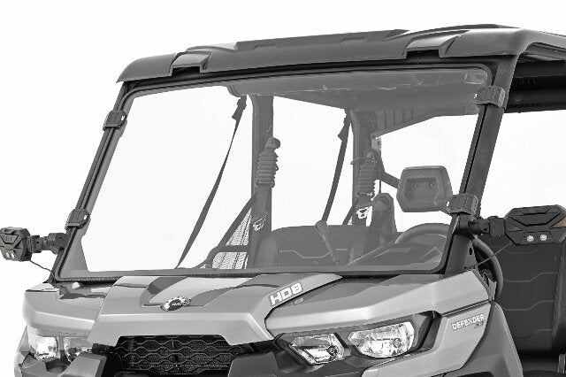 Scratch Resistant Full Windshield (fits 16-22 Can-Am Defender)