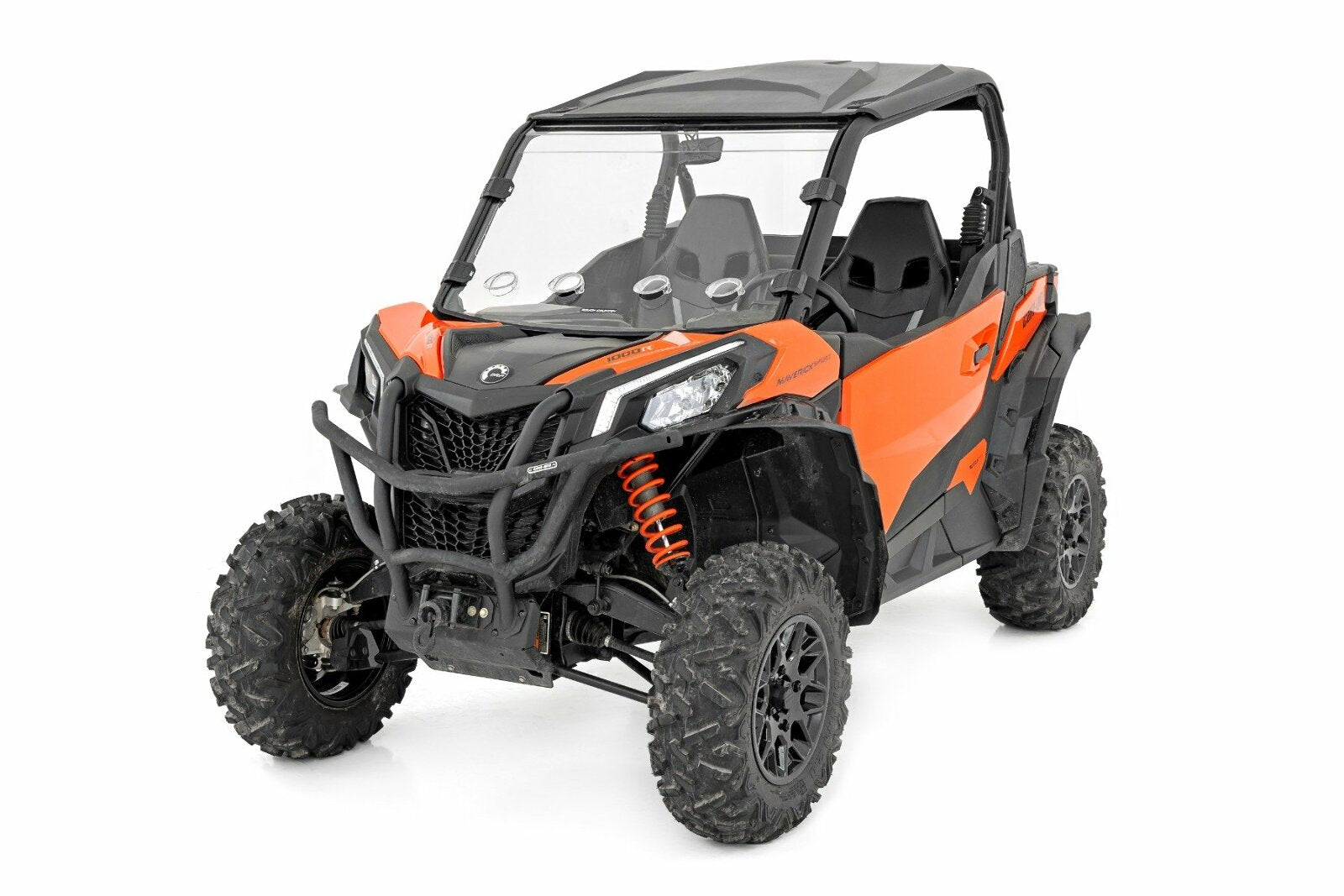 Rough Country Vented Windshield Scratch Resistant Can-Am Maverick Sport 1000R -1