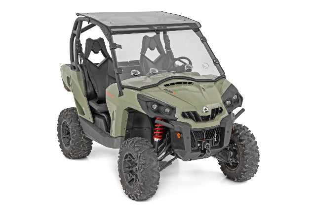 Can-Am Scratch Resistant Vented Windshield 11-20 Commander -5