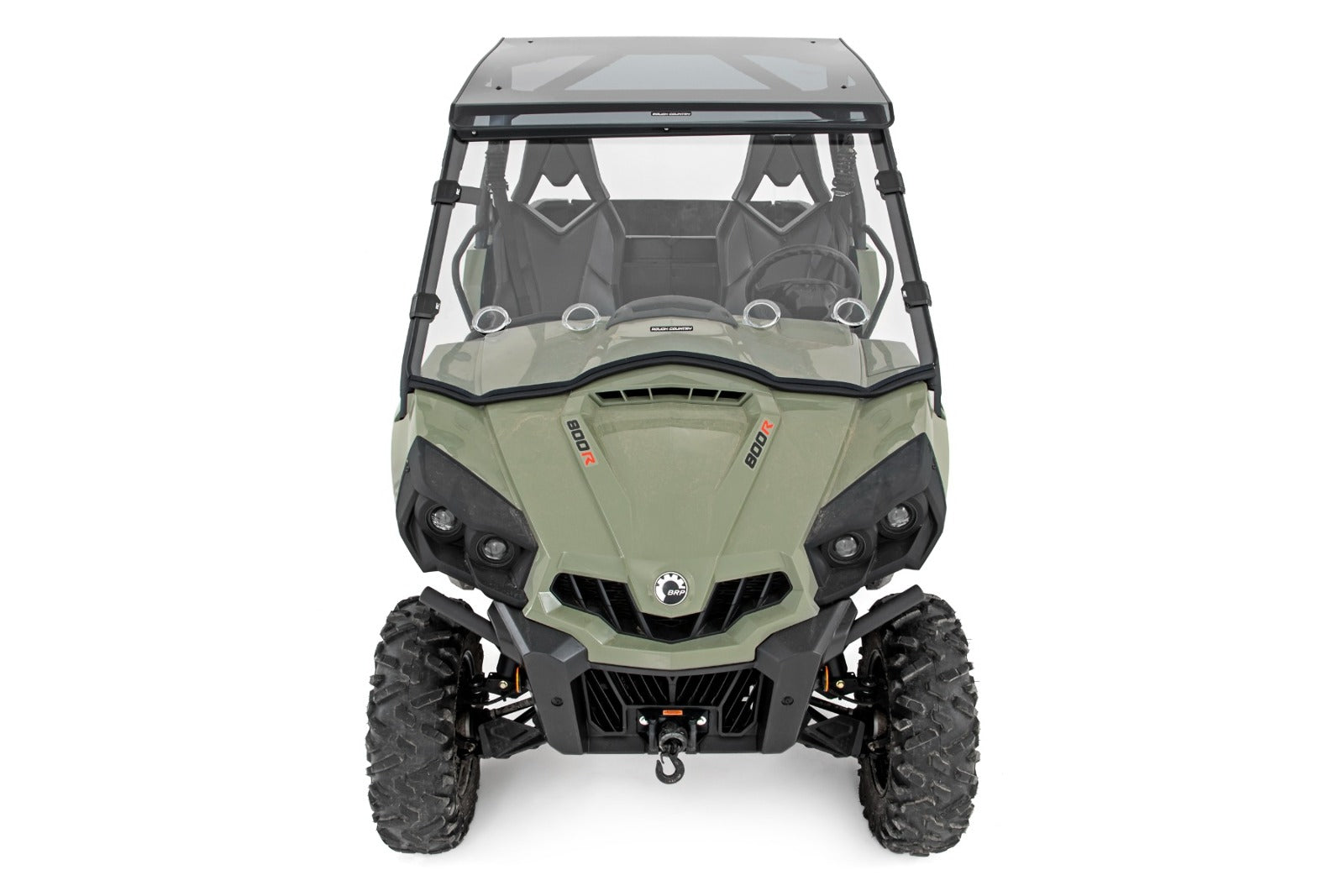 Rough Country Vented Full Windshield Scratch Resistant CanAm Commander Max 1000 98212030