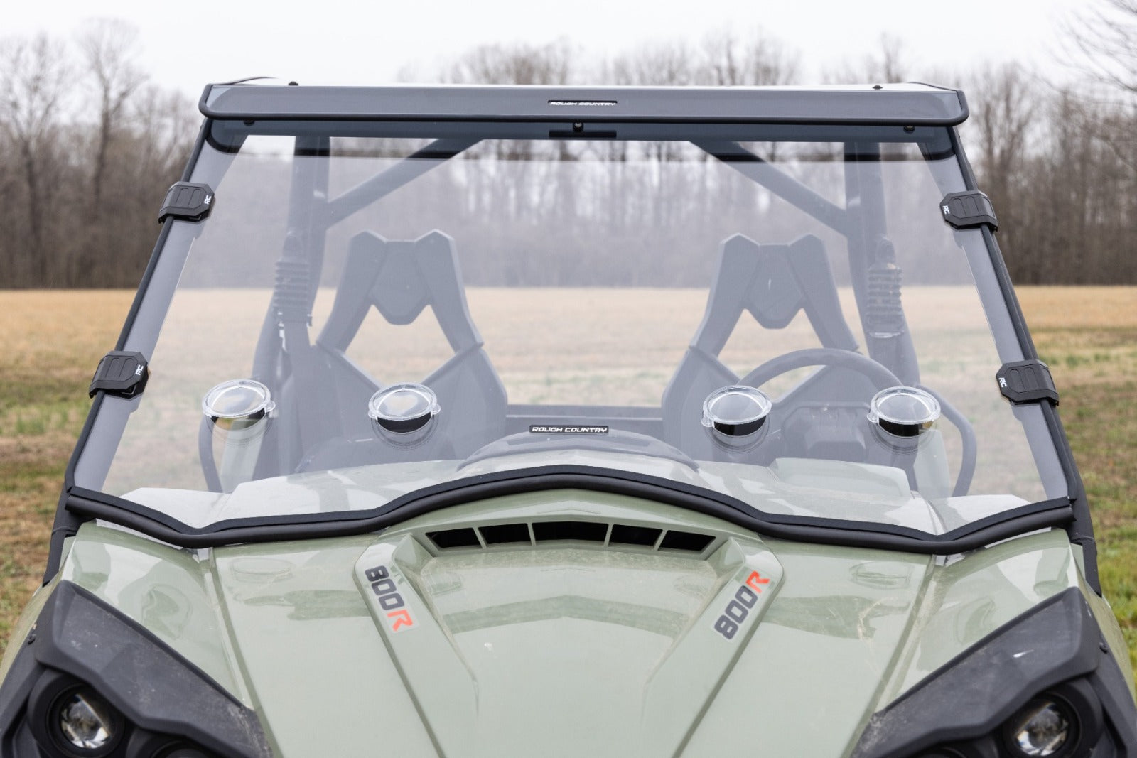 Rough Country Vented Full Windshield Scratch Resistant CanAm Commander Max 1000 98212030