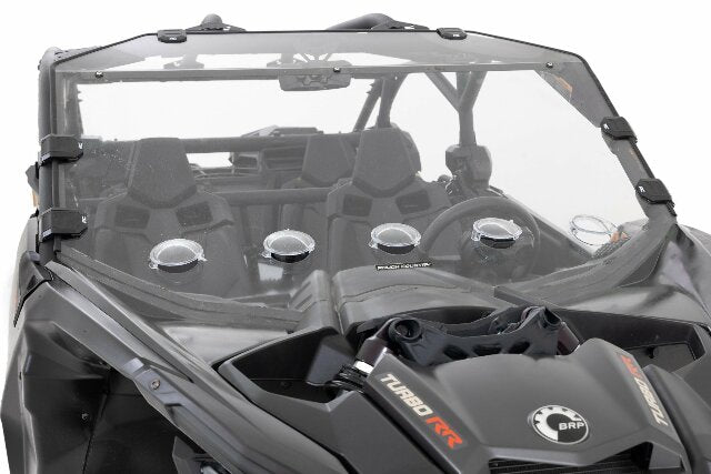Scratch Resistant Vented Full Windshield 17-21 Maverick X3 -1