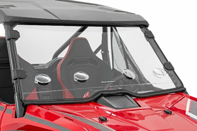Honda Scratch Resistant Vented Full Windshield (19-21 Talon) -1