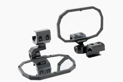 UTV Aluminum Side View Mirrors Vertical -