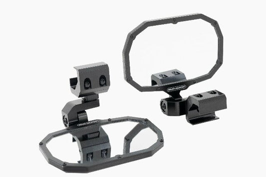 UTV Aluminum Side View Mirrors Vertical -