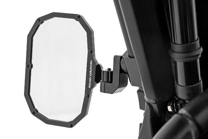 UTV Aluminum Side View Mirrors Vertical -