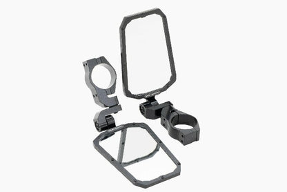 UTV Aluminum Side View Mirrors Horizontal -