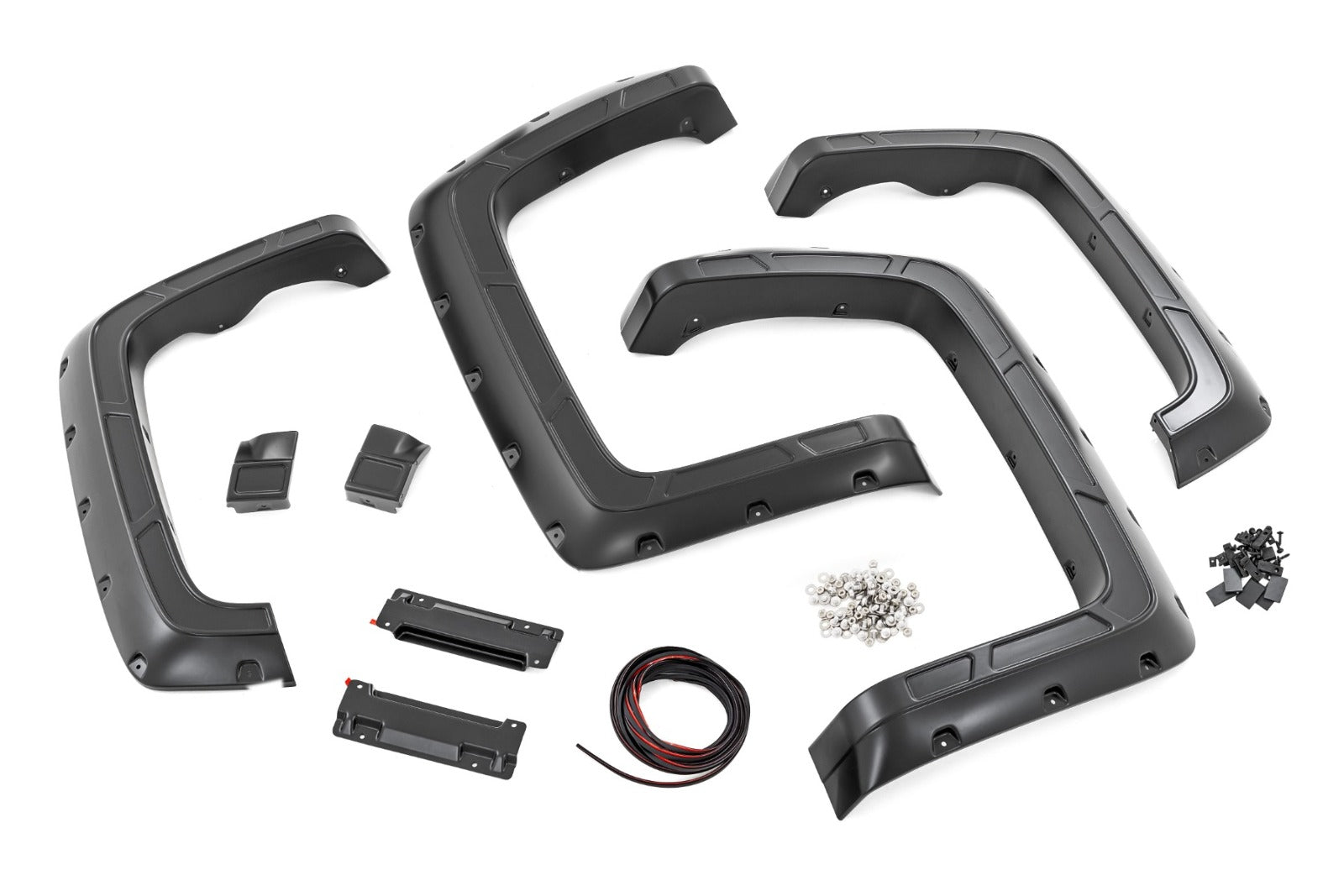 Defender Fender Flares 6'7" & 8' Bed | GXG Tungsten | Chevy Silverado 1500 14-18 -1