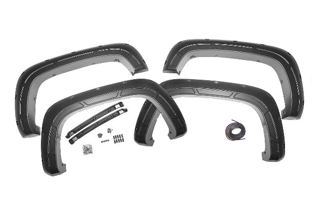 Defender Fender Flares Black Chevy Silverado 2500/3500 HD 20-22 -1