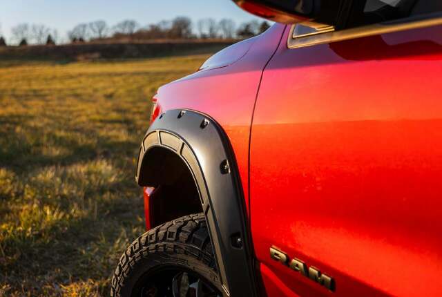 Rough Country Fender Flares Defender PAR Maximum Steel for Ram 1500 19-24 A-D10914-PAR