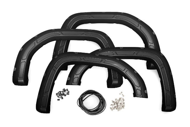 Defender Pocket Fender Flares Black GMC Sierra 1500 19-22 -1