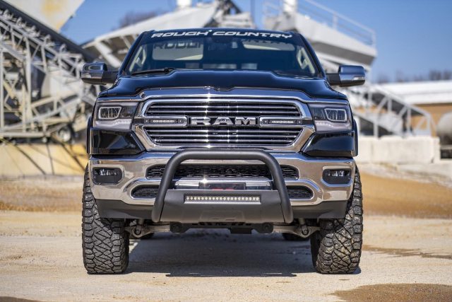 Bull Bar Ram 1500 w/LED Light Bar Black 19-20