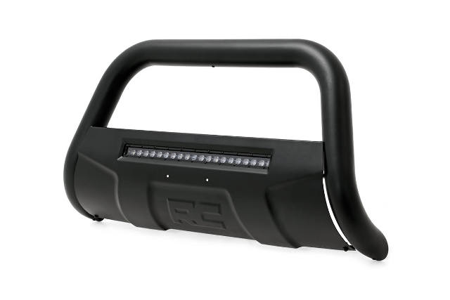 Toyota 05-15 Tacoma Bull Bar w/LED Light Bar Black