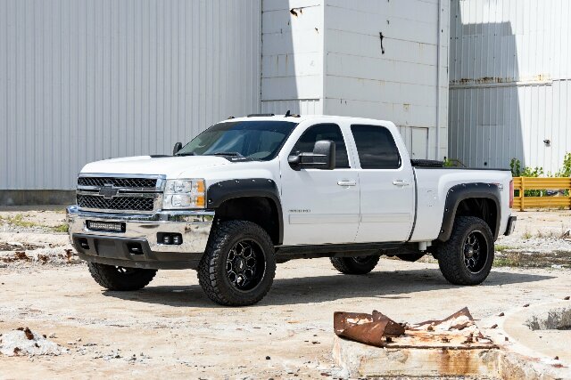 Rough Country Pocket Fender Flares 6'7" & 8' Bed 16 Graystone Silverado 1500/2500/3500HD 07-14 F-C10714B-16