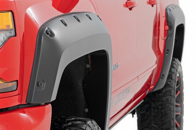 Rough Country Pocket Fender Flares 5'9" Bed GA0 North-Sky Blue Silverado 1500 14-18 & Classic F-C11413A-GA0