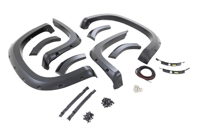 Traditional Pocket Fender Flare Chevy Silverado 1500 19-23 Silver