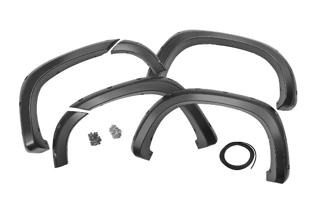 Pocket Fender Flare Chevy Silverado 1500 19-23 Black -1