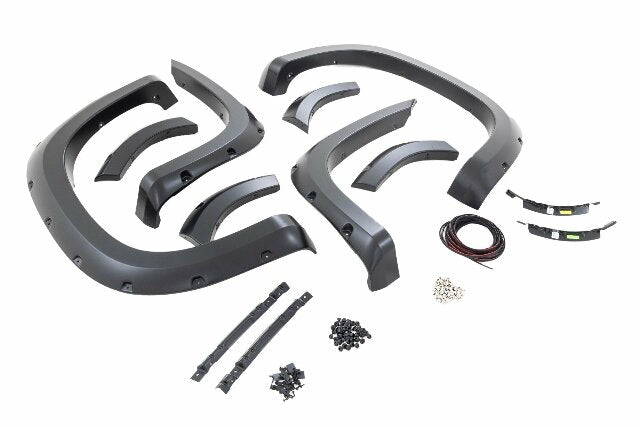 Rough Country Pocket Fender Flares GXG Tungsten Chevy Silverado 1500 19-21 F-C11911A-GXG