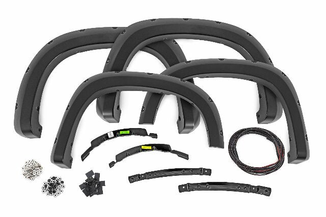 Pocket Fender Flares Black Chevy Silverado 1500 22-23 -1