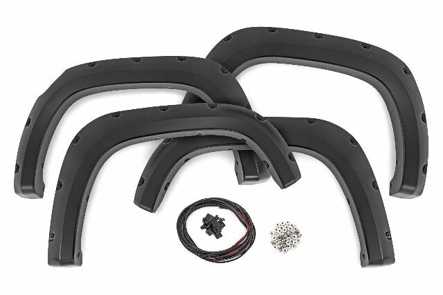 Rough Country Pocket Fender Flares GAZ Summit White Chevy Colorado 23-26 F-C12311-GAZ