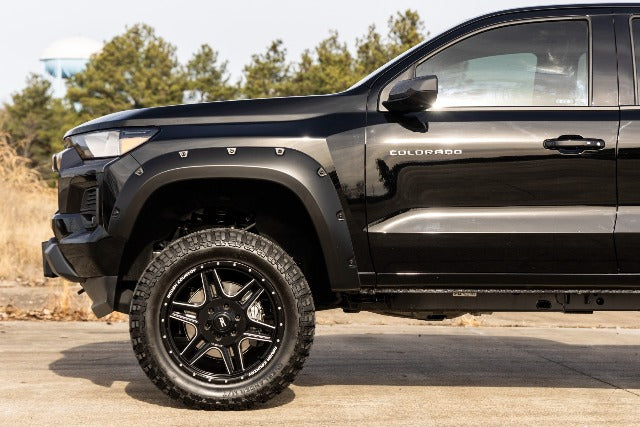 Pocket Fender Flares GBA Black Chevy Colorado 23-24
