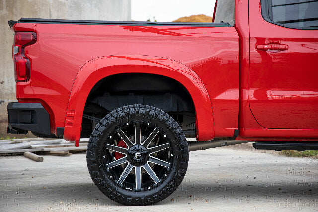 SF1 Fender Flares G9K Satin Steel Chevy Silverado 1500 19-24