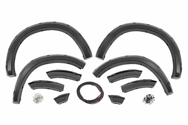 Traditional Pocket Fender Flares Ram 1500 09-18 Black -1