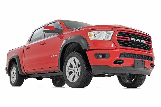 Rough Country Pocket Fender Flares PRV Delmonico Red for Ram 1500 19-26 F-D10914A-PRV