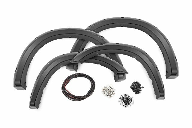 Rough Country Pocket Fender Flares PAR Maximum Steel for Ram 2500 19-26 F-D10917A-PAR