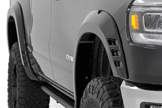 Rough Country SF1 Fender Flares PR4 Flame Red for Ram 1500 19-25 F-D319201-PR4