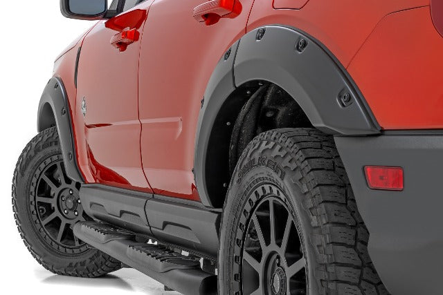 Rough Country Fender Flares JS Iconic Silver for Ford Bronco Sport 4WD 2021-2026 F-F11612A-JS