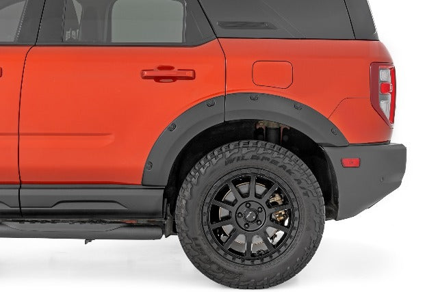 Rough Country Fender Flares JS Iconic Silver for Ford Bronco Sport 4WD 2021-2026 F-F11612A-JS