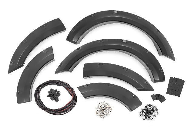 Rough Country Fender Flares M7 Carbonized Gray for Ford Bronco Sport 4WD 21-26 F-F11612A-M7