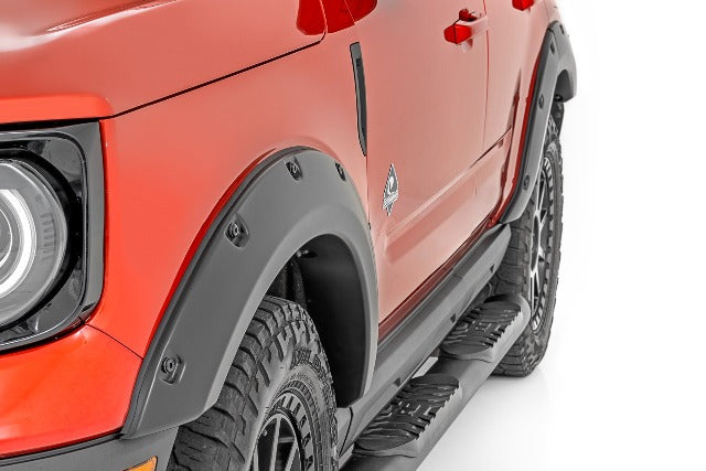 Rough Country Fender Flares M7 Carbonized Gray for Ford Bronco Sport 4WD 21-26 F-F11612A-M7