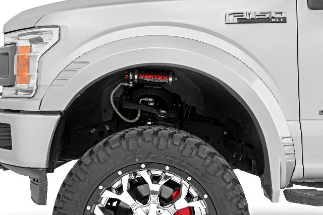Rough Country Fender Flares SF1 TB Real Steel for Ford F150 15-17 F-F315110-TB