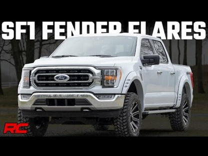 SF1 Fender Flare White Ford F-150 2WD/4WD 21-23