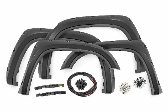 Rough Country Pocket Fender Flares 4V6 Quicksand for Toyota Tundra 14-21 F-T11411A-4V6