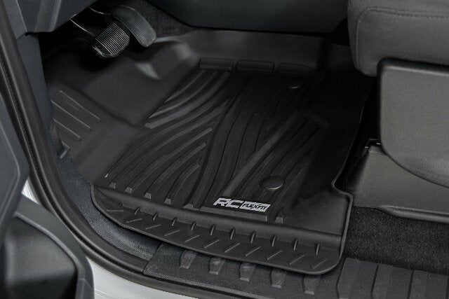 Rough Country Floor Mats FR & RR CrewMax For Toyota Tundra 2WD/4WD 2022 -2