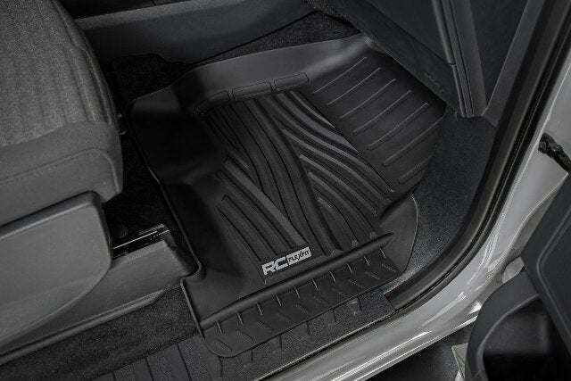 Rough Country Floor Mats FR & RR CrewMax For Toyota Tundra 2WD/4wd 2022 FF-5151