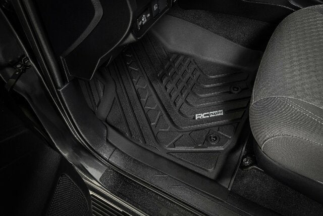 Rough Country Flex-Fit Floor Mats Front for Toyota Tacoma 16-23 FF-7121