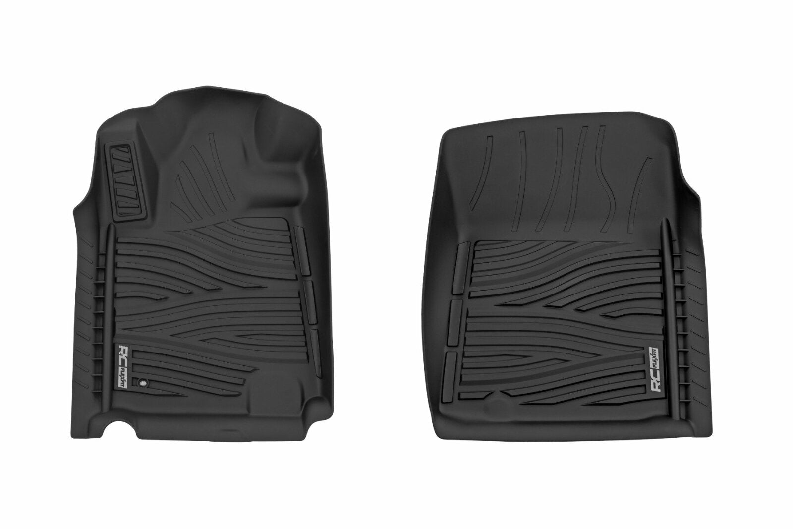 Rough Country Floor Mats FR Double Cab for Toyota Tundra 14-21 -1