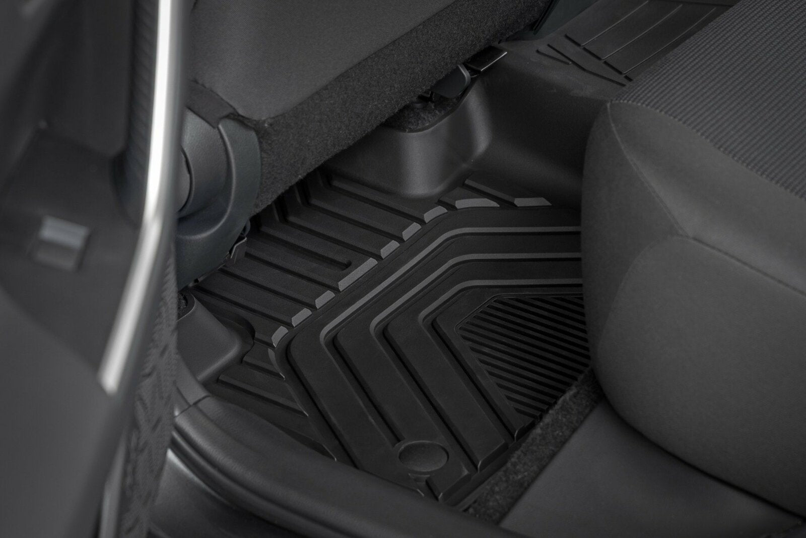 Rough Country Flex-Fit Floor Mats | Front & Rear | for Toyota RAV4 (2019-2025) -5